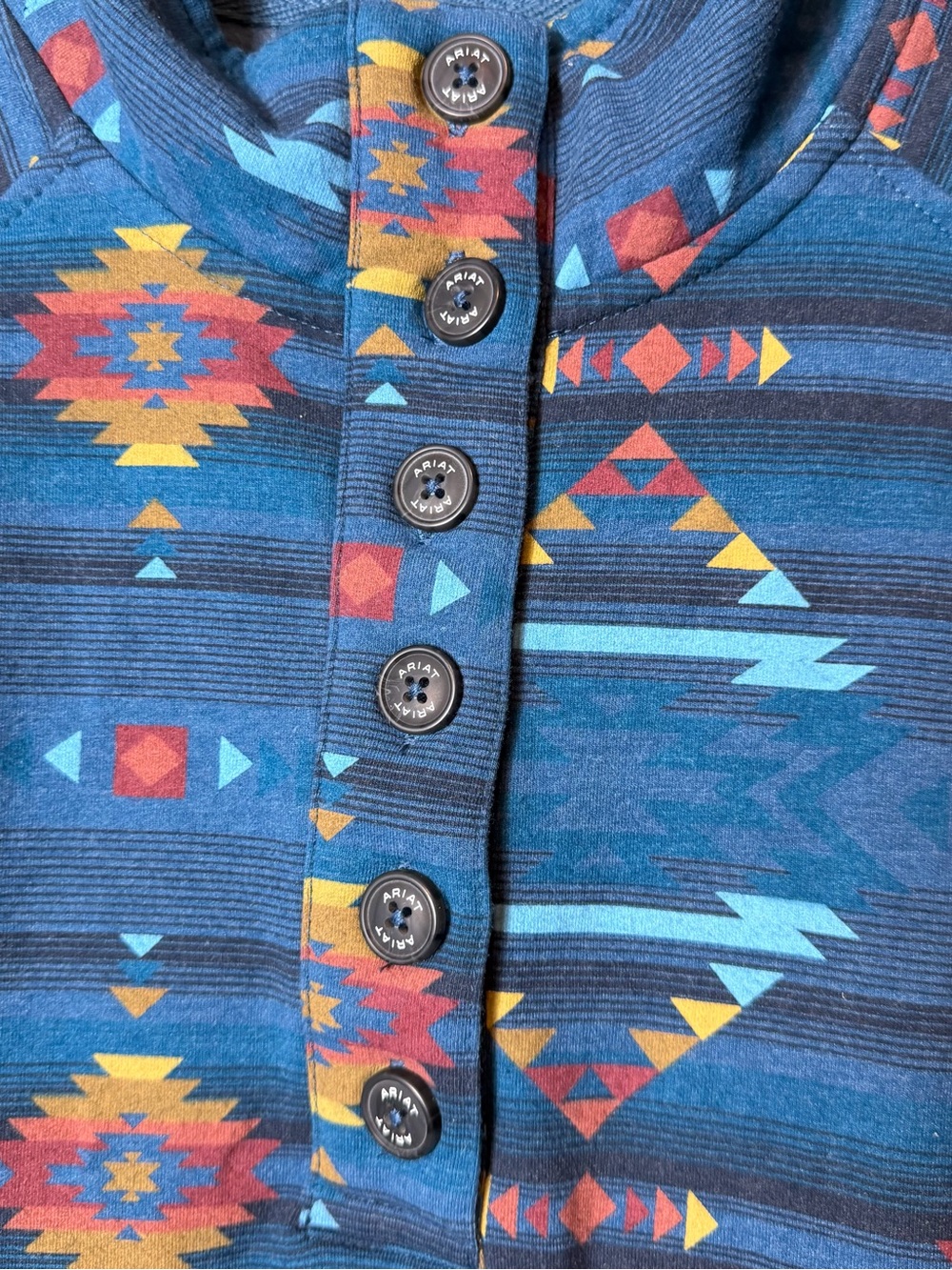 Ariat women's R.E.A.L. Comfort juniper print southwestern pullover Size 2X - Picture 2 of 7